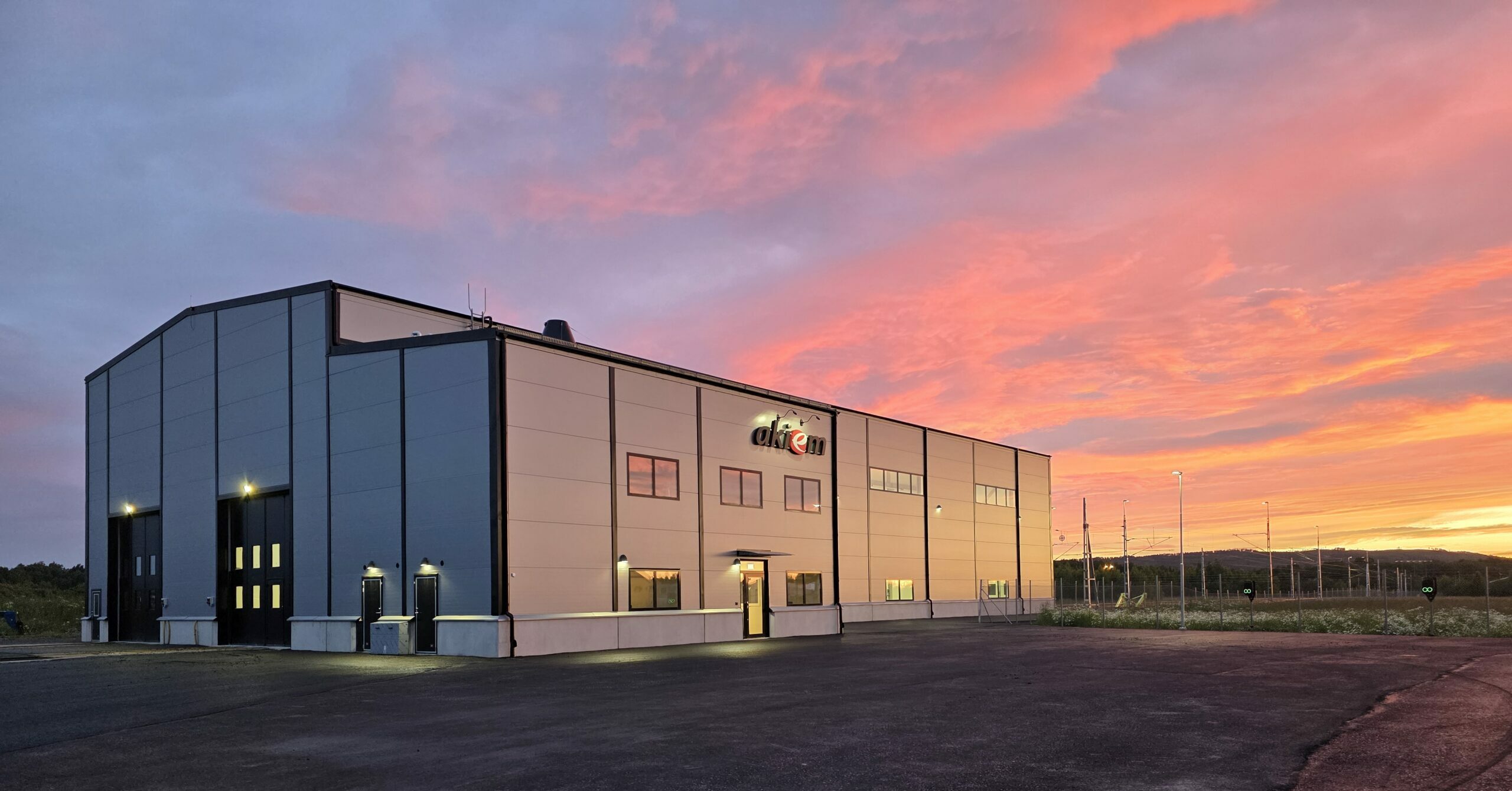 New maintenance workshop in Borlänge, Sweden for Akiem, strengthening its Scandinavian footprint Atelier Borlänge